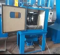 ตู้พ่นทรายสายพานแก้วสำหรับทำความสะอาดพื้นผิวอย่างต่อเนื่องและตกแต่งชิ้นส่วนโลหะขนาดเล็กถึงขนาดกลางเพื่อการส่งออก - Product Image 3