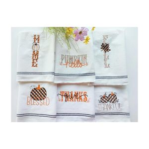 Trapos perezosos colgantes bordados simples duraderos reutilizables, Coral toalla de mano de lana, trapo absorbente, estropajo, toallas de Golf de cocina - Product Image 3