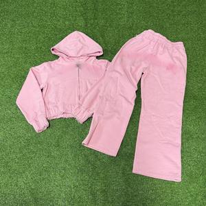 Ensemble de survêtement pour homme personnalisé, lavage à l'acide, pantalon de survêtement évasé, tendances de la mode, survêtement lourd pour homme 2026 - Product Image 1