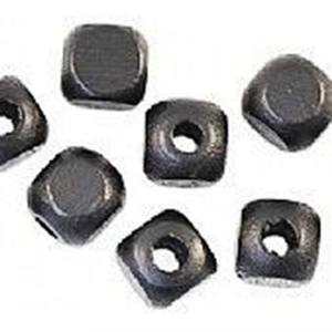 Perles en bois naturel en forme de cœur, fabriquées à la main, décoration intérieure indienne, occasion de Pâques, baptême, écologiques - Product Image 3