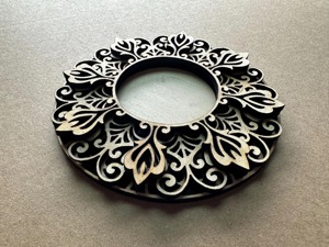 Wooden Six Column <b>Candle</b> <b>Holder</b> Suitable For Home Decor Table Centerpiece And Festive Lighting Handcrafted From India - Product Image 5