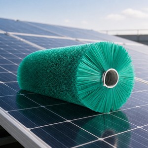 Spazzola Rotante Professionale per Pulizia Moduli Fotovoltaici, Spazzola a Rullo Resistente per Pulizia Pannelli Solari, Ricambio <span class=keywords><strong>Multifit</strong></span> - Product Image 1