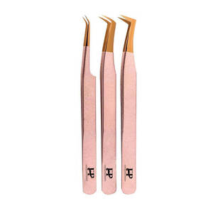 Pinzas de Precisión con Punta de Fibra para Electrónica y Manualidades, Pinzas Antiestáticas con Punta de Fibra para Laboratorio y Uso DIY - Product Image 3