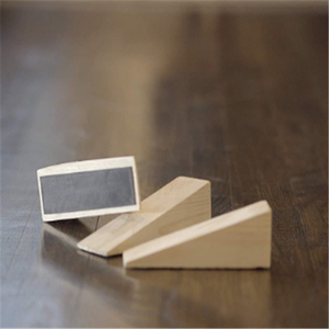 Cale de porte en bois MiWood, réglable, antidérapante, triangulaire, pour bloquer les courants d'air au sol, pour la maison, le bureau, l'entrée, design moderne - Product Image 6