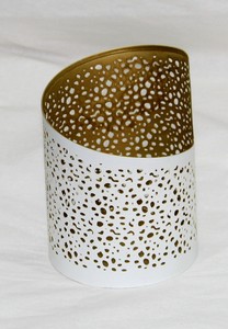 Velas votivas con diseño de flores cortadas modernas para decoración del hogar y fiestas navideñas - Product Image 5