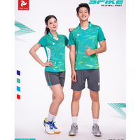 Vente en gros de maillots de volley-ball personnalisés Just Play SPIKE, 100% polyester, couleurs personnalisées, impression par transfert thermique, unisexe adulte