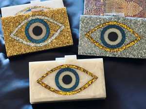 Luxury Resin Clutch Evening Bag for Women Wholesale From Humran Export - Product Image 4