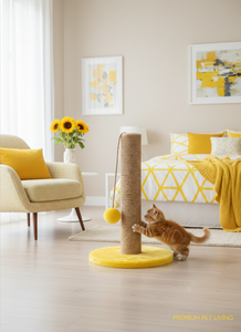 ที่ลับเล็บแมวคุณภาพสูง Amistar Yellow Joy สำหรับแมวทุกสายพันธุ์และทุกขนาด - Product Image 4