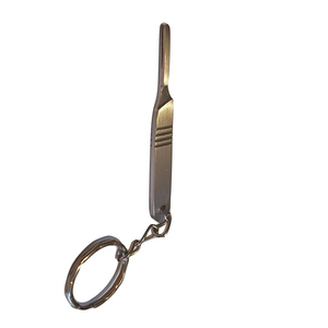 พวงกุญแจด้ามมีดผ่าตัดคุณภาพดีที่สุด ทำจากสแตนเลส สำหรับใส่ใบมีดผ่าตัด - Product Image 6