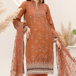 Collection d'été de la meilleure qualité pour les femmes en taille personnalisée Meilleure collection de pelouses pour les femmes d'été Porter des robes de pelouse Maxi - Product Image 1