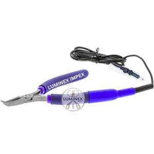 Luminex Impex High Quality Grounded <b>Bent</b> <b>Nose</b> <b>Pliers</b> Stainless Steel for Permanent Jewelry Welding and Jewelry Making Tools - Product Image 3