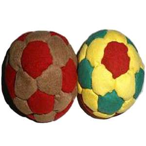 Footbag Hacky Sack Balles de jonglage Balle anti-stress Nouveau Logo imprimé Tricoté Usine Direct Football en forme de Pu Hacky Sack Jouet Nouveau Logo - Product Image 1