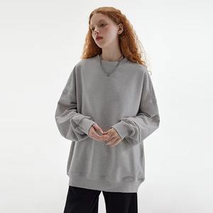 Sudadera con capucha blanca de gran tamaño para mujer, sudadera de algodón de peso pesado de 500gsm, estampado metálico para estampado de soplo personalizable, Costu All Print - Product Image 1