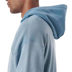 เสื้อมีฮู้ดกำหนดขนาดได้เองเสื้อกันหนาวมีฮู้ดซักกรดของผู้ชาย400gsm ย้อมสีและลดแสงแดด - Product Image 5