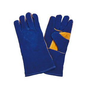 Gants de sécurité de travail personnalisés au doigt complet Matériau en cuir Gants de sécurité de travail en plein air respirants - Product Image 2