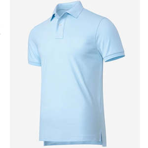 Nuevo verano hombres manga corta Casual Polo sólido hombres Golf camiseta personalizable nuevas camisetas de moda con secado rápido - Product Image 2