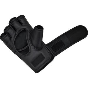 2025 Gants de boxe professionnels de haute qualité Service OEM Gants en cuir MMA demi-doigt avec logo personnalisé - Product Image 5