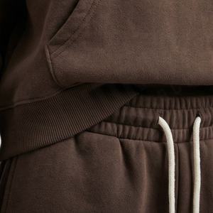 ชุดเซ็ตเสื้อฮู้ดดี้และกางเกงขายาวแฟชั่นสำหรับผู้หญิงฤดูหนาว ผ้าฝ้าย 100% สวมใส่สบาย สไตล์สปอร์ตสตรีทแวร์ ชุดสองชิ้น ชุดออกกำลังกายเนื้อผ้านุ่ม - Product Image 5