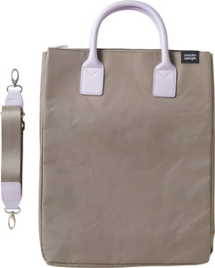 Tsulette แฟนกระดาษ2Way totebag สีม่วง - Product Image 1