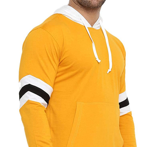 2024 hommes de haute qualité tenue décontracté à capuche manches longues respirant pour l'hiver plaine teint Offre Spéciale nouveau Design - Product Image 4