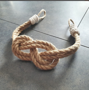 Curtain Jute <b>Tieback</b>..Curtain Holdback..Jute Rope..Window Decor - Product Image 1