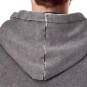 Custom Acid Wash Hoodies for <b>Man</b> basics cotton blended High Quality Friendly Outerwear Hoodies for <b>Men's</b> for Sales - Product Image 5