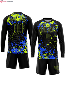 เสื้อฟุตบอลทีมชายหญิงคุณภาพสูงปี 2025 แบบสั่งทำพิเศษ พิมพ์ลายดิจิทัล OEM ODM สำหรับผู้ใหญ่ คลับฟุตบอล โพลีเอสเตอร์ 100% แห้งเร็ว - Product Image 3
