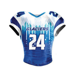 Uniforme de Fútbol Americano de Calidad Superior, 100% Poliéster, Colores y Nombre del Equipo Personalizables, Antibacteriano, Transpirable, Nuevo Diseño - Product Image 4