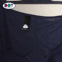 Labels Maker 100% Polyester Private Design Logo personnalisé Étiquettes principales tissées en satin pour sous-vêtements