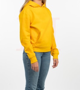 Sudadera con Capucha para Hombre 2024, 100% Algodón, Lisa, de Alta Calidad, Estilo Urbano, Hombros Caídos, Bolsillos, Personalizable, OEM, Venta al Por Mayor - Product Image 2