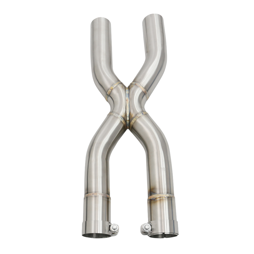 VantaFlow High Performance Stainless Steel 304 Mid-pipe Exhaust X Pipe for Maserati Quattroporte M139 4.2L/4.7L 2004-2012