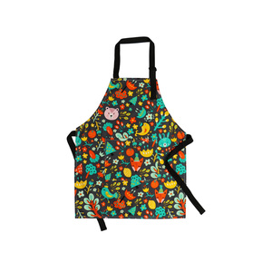 Multicolor 100% Cotton Customized Print Adjustable Strap Cooking <b>Kitchen</b> <b>Aprons</b> with Private Logo - Product Image 4