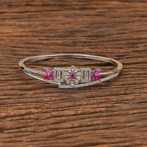 เทียมโรเดียมชุบเทียมเทรนด์เซ็ตเตอร์คลาสสิก Cz Kada ผู้ค้าส่งเครื่องประดับในอินเดีย - Product Image 6