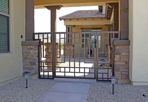 Nhà lối vào kim loại chính thép an ninh điều khiển từ xa tự động thiết kế cổng đúc rèn sắt cửa trượt thiết kế - Product Image 6