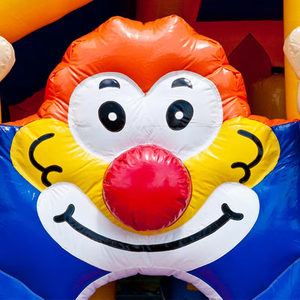 Structure gonflable commerciale à thème Clown avec toboggan, en PVC Premium, grande taille, pour extérieur - Product Image 4