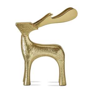 Wholesale Minimalist <b>Gold</b> Deer Figurine - High-Quality Metal Animal Sculpture Modern Art Crafts for Hotel Lobby Decor Sculpture - Product Image 5