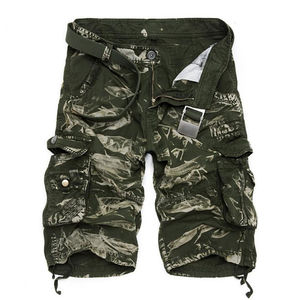 Pantalones cortos Cargo para hombre, pantalones de doble rodilla para hombre, pantalones vaqueros rectos de trabajo, pantalones cortos vaqueros para hombre, OEM - Product Image 3