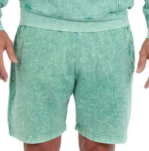 Shorts en molleton délavé personnalisés pour hommes |   Tissu 100% coton écologique |   Coupe décontractée respirante |   Streetwear d'été |   Service OEM - Product Image 2