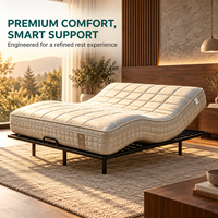 Matelas intelligent à soutien ferme, matelas de lit électrique réglable, matelas en mousse à mémoire de forme, fabricant OEM
