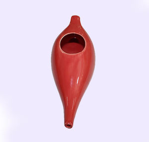 Nueva llegada de calidad superior de cerámica pintada a mano Neti Pot Proveedor indio Precio al por mayor para la meditación Suministro de salud - Product Image 1