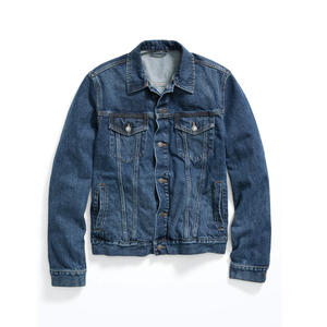 OEM conçoit sur mesure des vestes en jean streetwear à la mode pour les hommes/Vestes en jean décontractées respirantes avec logo personnalisé pour hommes - Product Image 3