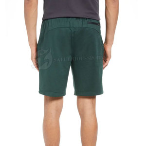 Shorts décontractés d'été pour homme, vert foncé, style urbain, uni, de haute qualité, écologiques, séchage rapide, respirants, vêtements tendance pour - Product Image 3