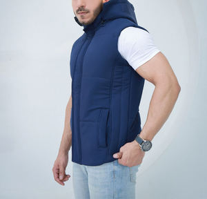 แจ็กเก็ตผ้าฝ้าย100% สำหรับผู้ชายแจ็กเก็ตฤดูหนาวพิมพ์ลายได้ตามต้องการ - Product Image 3