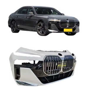 Pièces d'occasion d'origine de haute qualité pour BMW Série 7 I7 G70 Kit carrosserie Pare-chocs avant et calandre Condenseur Excellent état - Product Image 1