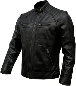 Latest Design 2025 <b>Men</b> Leather <b>Jacket</b> With Collar Wholesale Low Price Best Quality Manufacture Unique Color <b>Jacket</b> for Man - Product Image 2