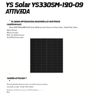 Panneau solaire monocristallin PERC demi-cellule YS Solar YS330SM-120PR de type N avec couvercle avant en verre certifié TUV - Product Image 2
