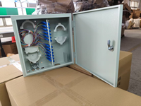 Kabinet ODF Serat Optik Luar Ruangan yang Dapat Disesuaikan, Pemasangan di Dinding, IP65, Panel Patch Serat 48 72 Core