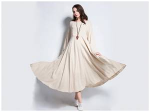 ชุดราตรียาวใส่ชาผ้าเรยอนสำหรับผู้หญิงใส่ฤดูร้อนเซ็กซี่ชุดเดรสคอวีแขนปกติพิมพ์ลายดอกไม้กระเป๋าคู่ทรงหลวมกันรอยยับ - Product Image 5