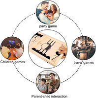 Jeu de Hockey sur glace de Combat de Table de haute qualité jeu de société de Hockey en bois jeu de société en bois divertissement interactif pour enfant