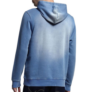 Vente en gros Pullover délavé avec logo brodé sur mesure vêtements d'hiver chauds et confortables coupe décontractée Streetwear sweats à capuche pour hommes casual - Product Image 2